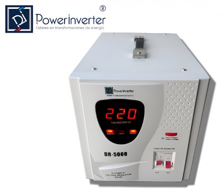 REGULADOR ESTABILIZADOR AUTOMÁTICO 5000W 220VAC-AVR-RELÉ